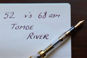 Tomoe River Paper comparison – 52 v’s 68 GSM
