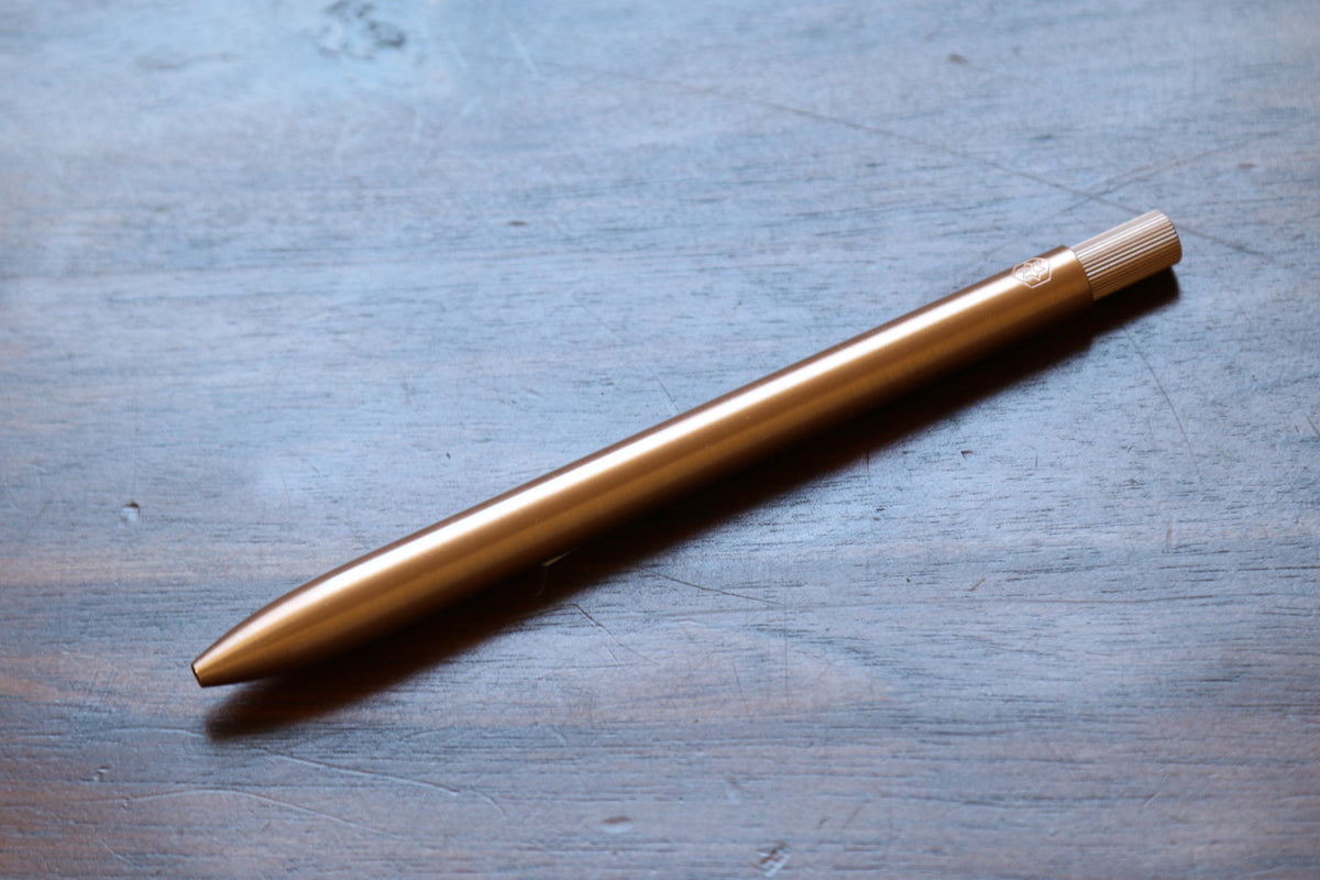 Ajoto Pen in 18ct Rose Gold Plate – PEBBLE STATIONERY CO.