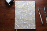 Chiyogami A6 Tomoe River Notebook - Silver and Gold Kinkakuji
