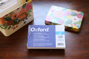 Oxford Index Cards (4x6 inch)