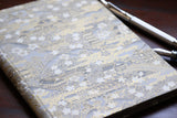 Chiyogami A6 Tomoe River Notebook - Silver and Gold Kinkakuji