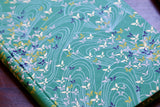 Chiyogami A6 Tomoe River Notebook - Green Butterfly